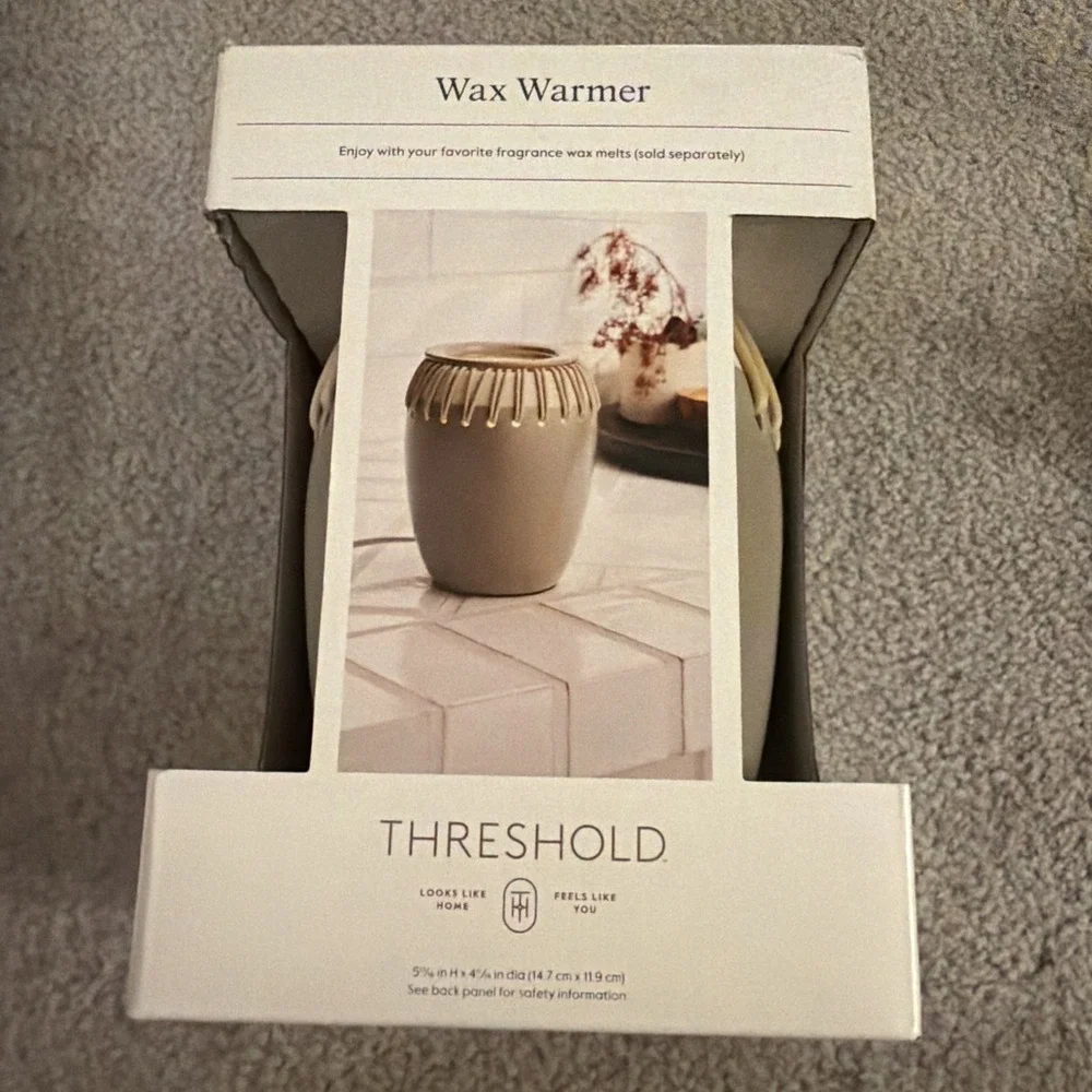 Threshold Woven Ceramic Sanded Tabletop Wax Warmer - Threshold‎